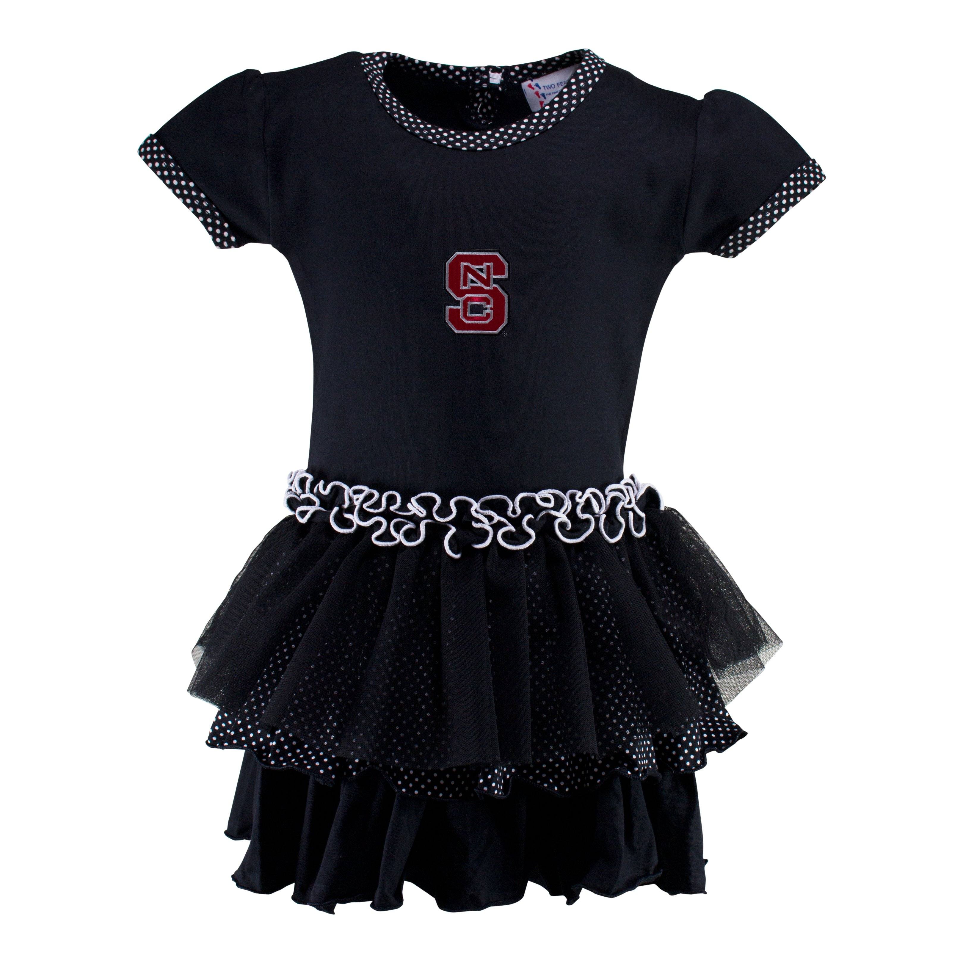 NC State Pin Dot Tutu Dress