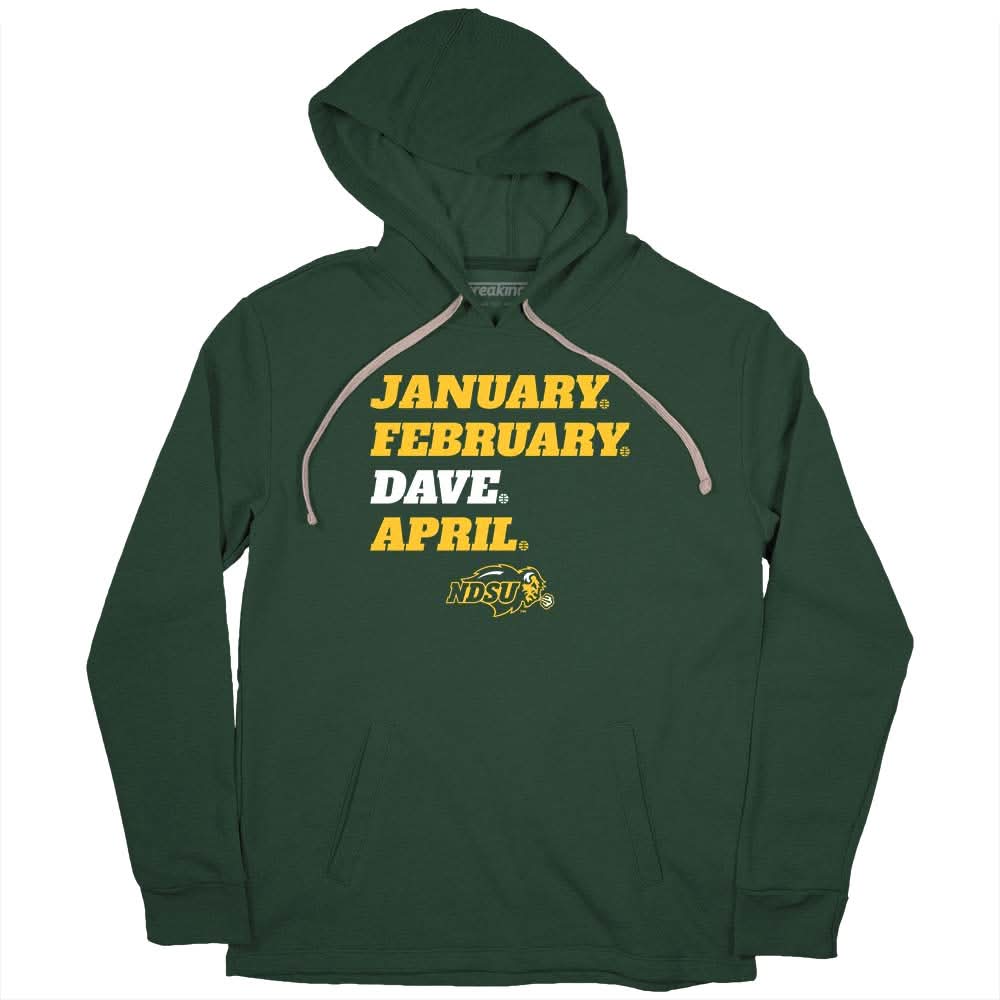 NDSU: January February Dave April 2