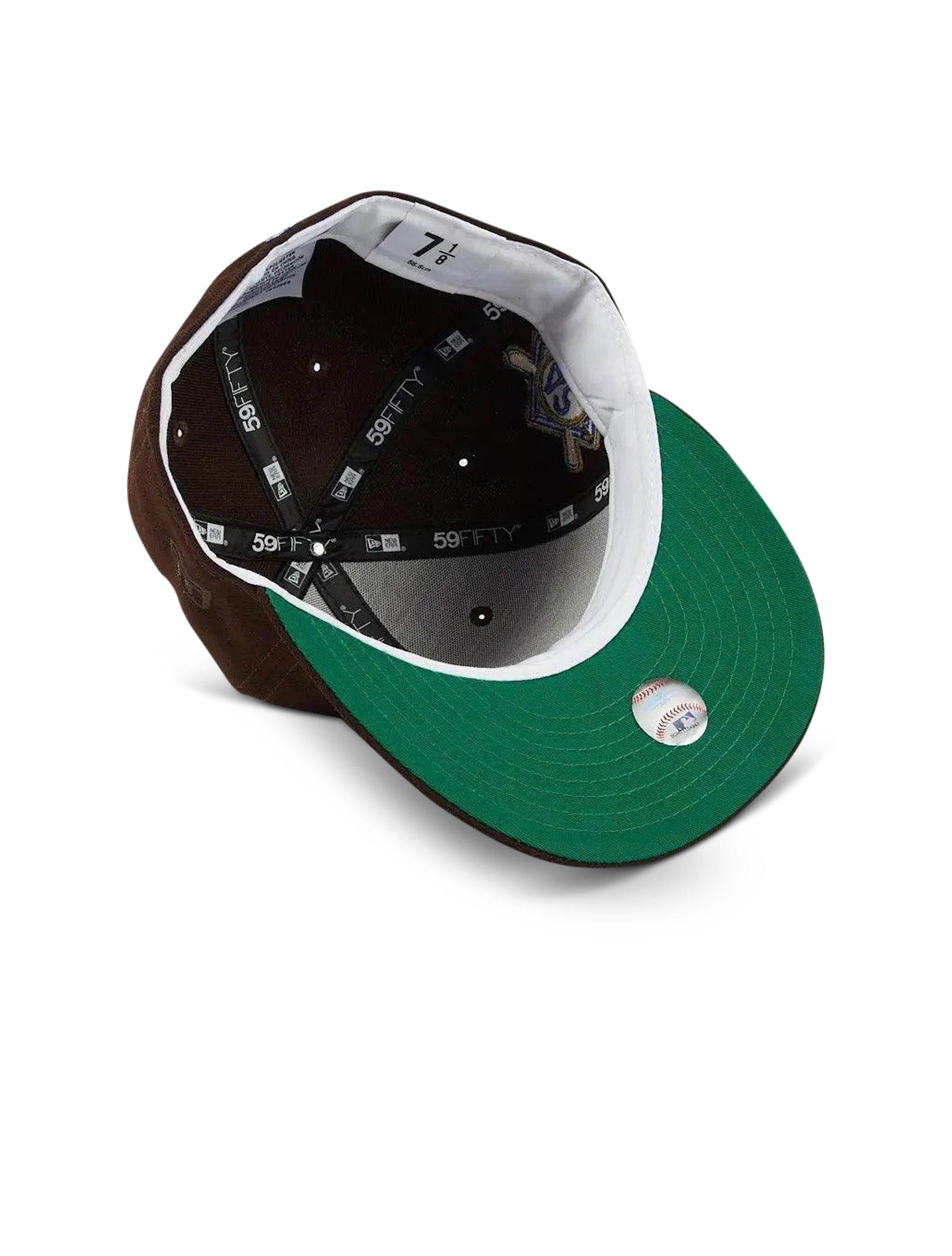 New Era 5950 LA Dodgers Jackie Robinson 75 Years Hat - Brown 4