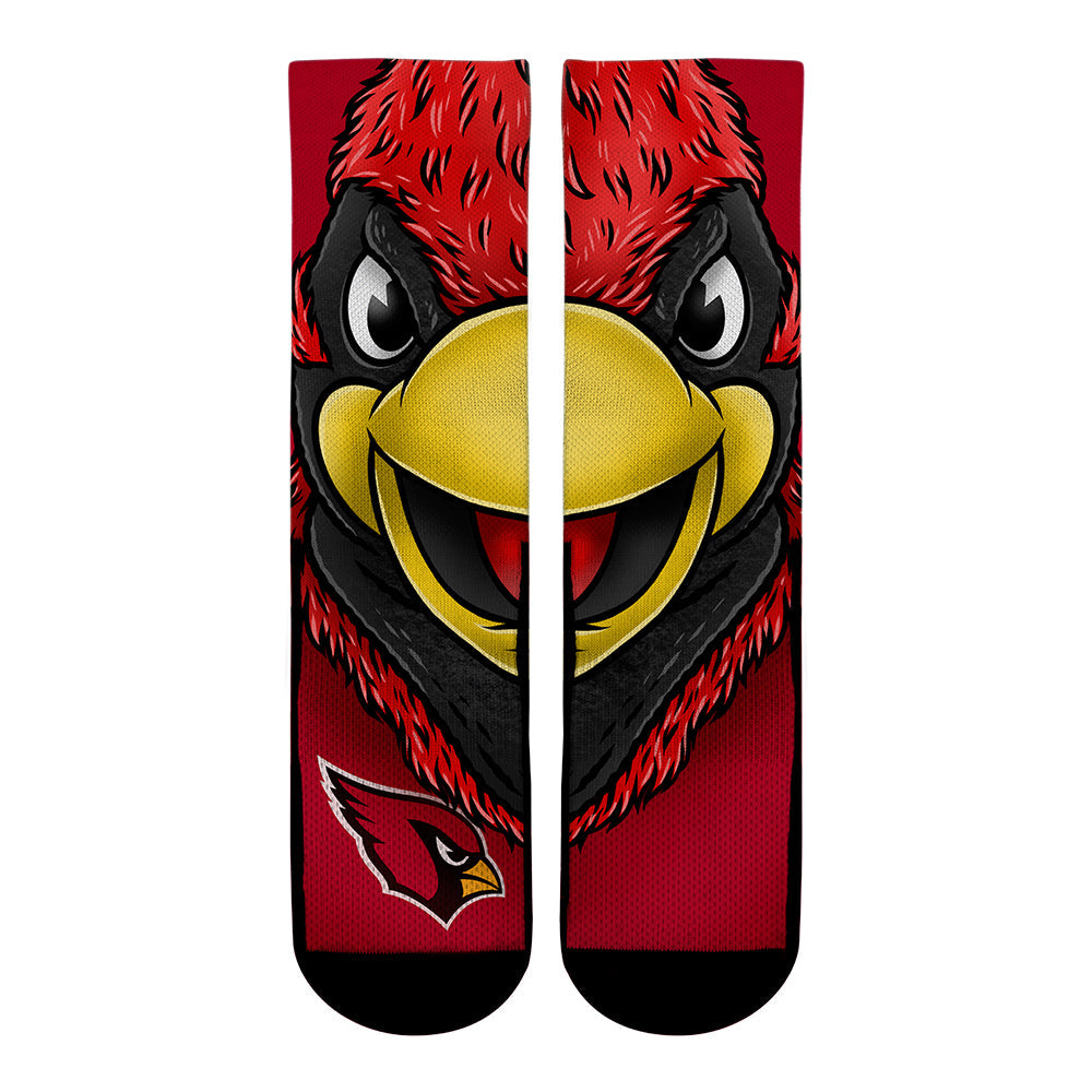 Arizona Cardinals - Split Face Mascot | Rock 'Em Socks
