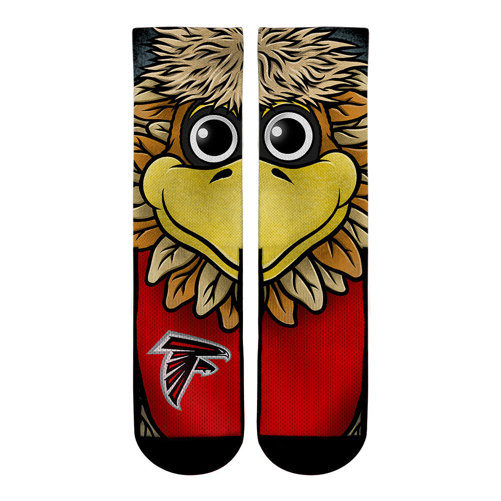 Atlanta Falcons - Split Face Mascot | Rock 'Em Socks