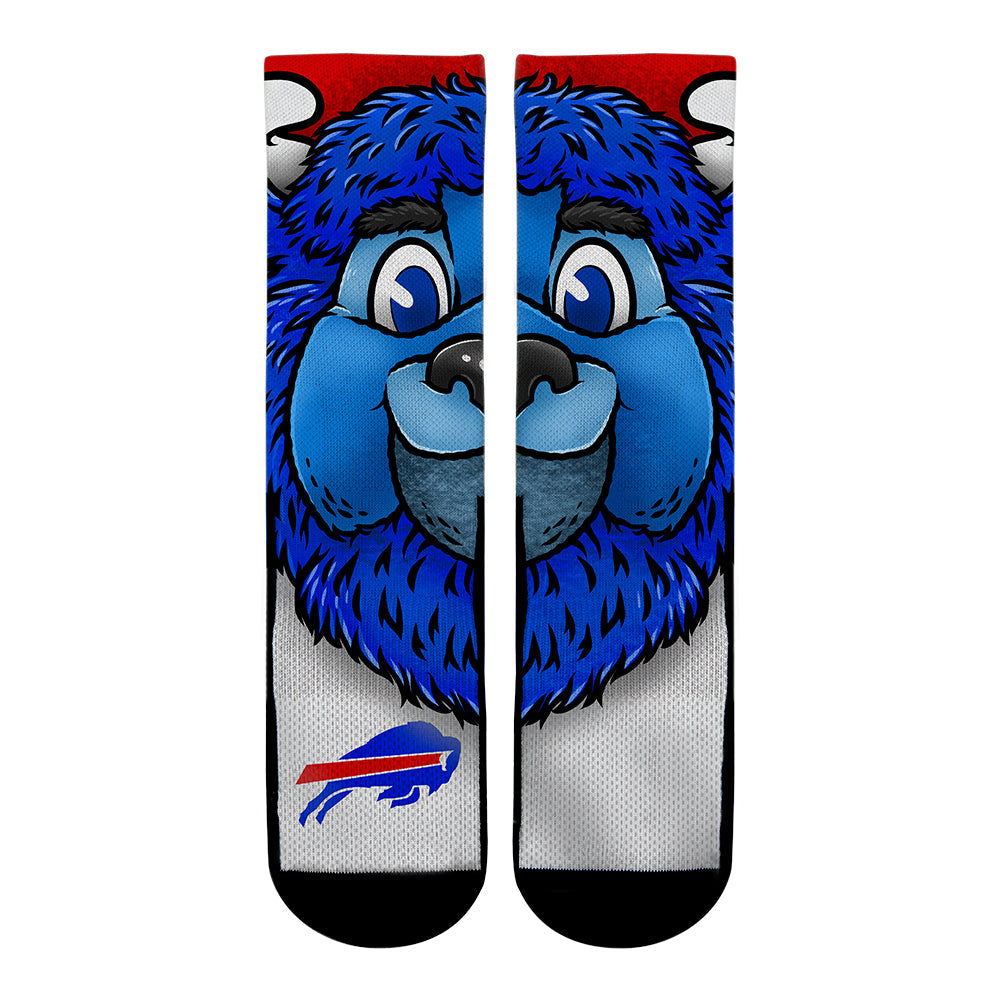 Buffalo Bills - Split Face Mascot | Rock 'Em Socks