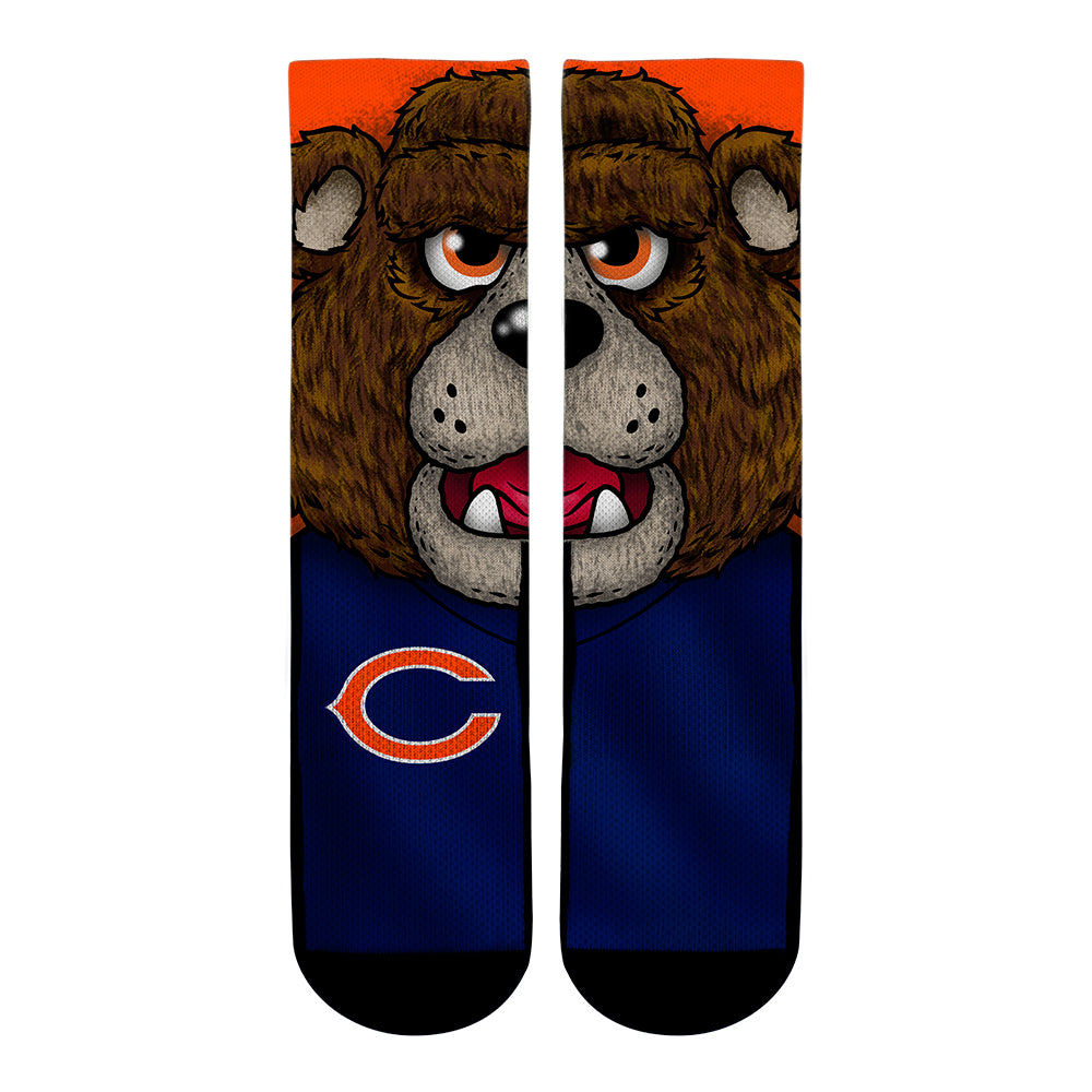 Chicago Bears - Split Face Mascot | Rock 'Em Socks 1