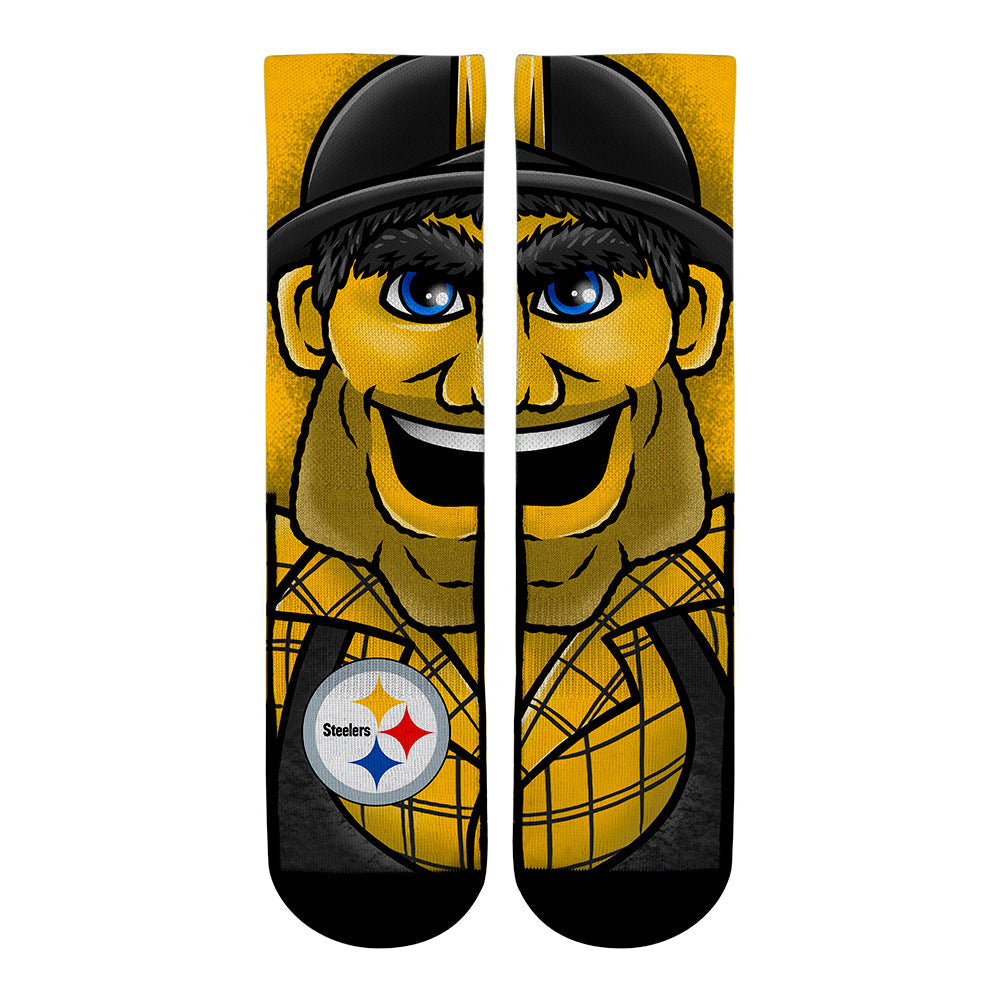 Pittsburgh Steelers - Split Face Mascot | Rock 'Em Socks