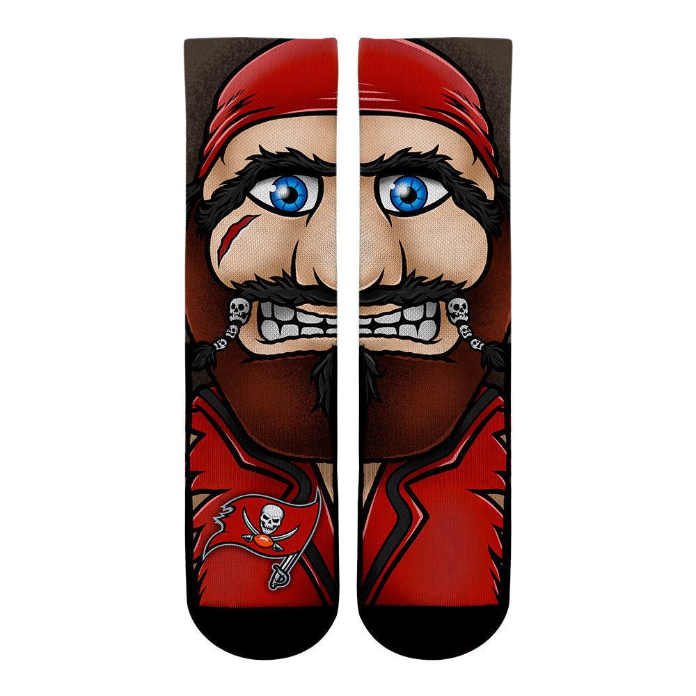 Tampa Bay Buccaneers - Split Face Mascot | Rock 'Em Socks
