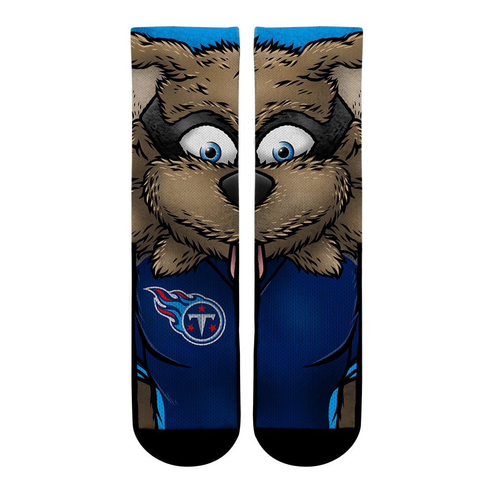 Tennessee Titans - Split Face Mascot | Rock 'Em Socks 1