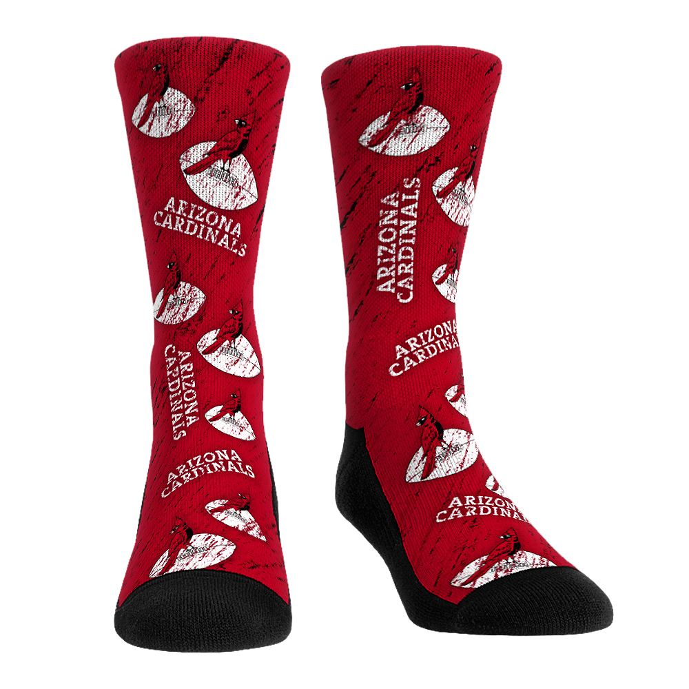 Arizona Cardinals - Throwback All-Over | Rock 'Em Socks