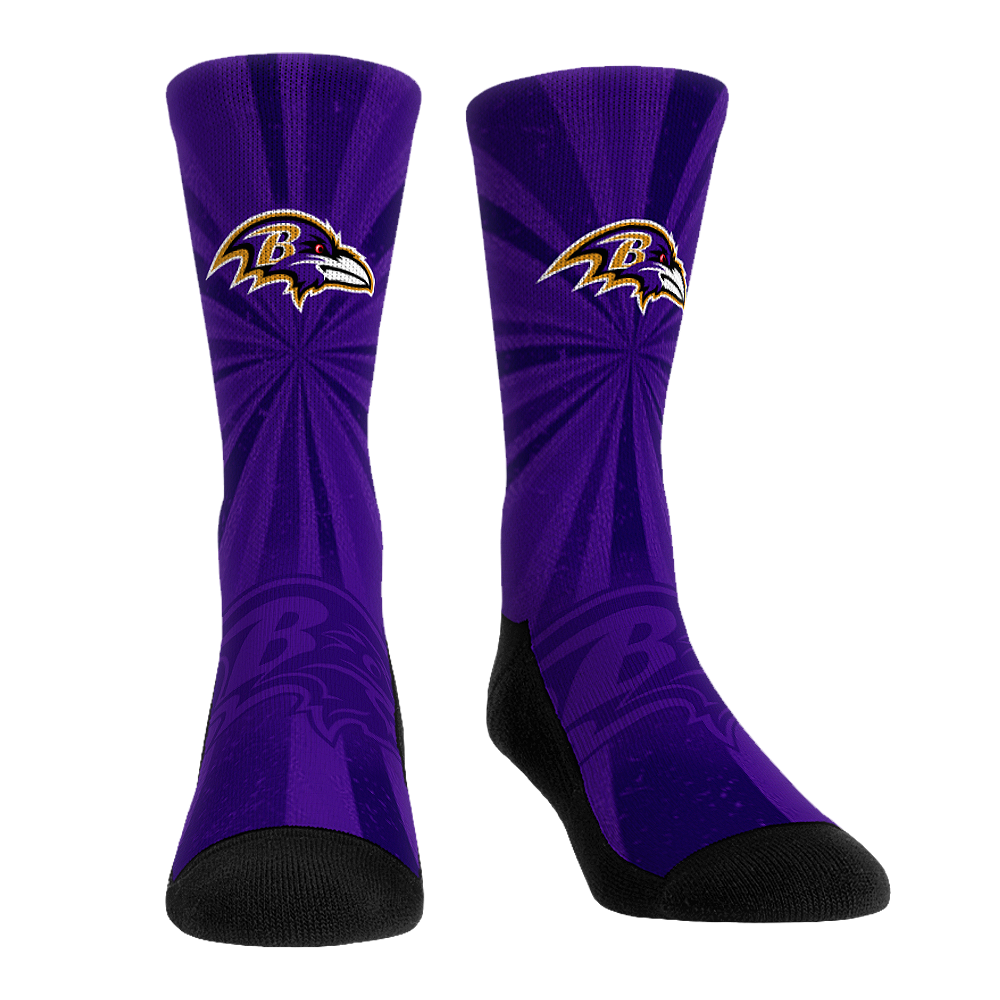 Baltimore Ravens - Throwback Swirl | Rock 'Em Socks