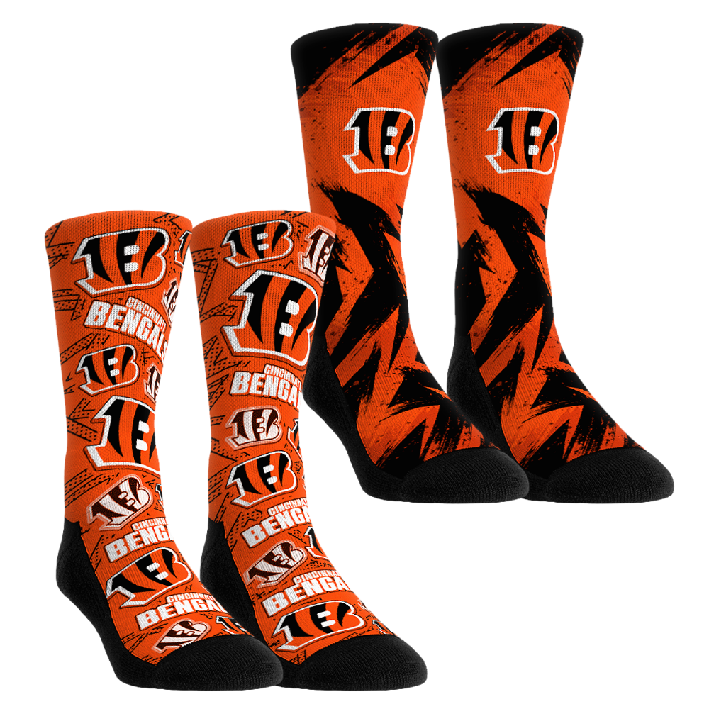 Cincinnati Bengals - Game Day 2-Pack | Rock 'Em Socks 1