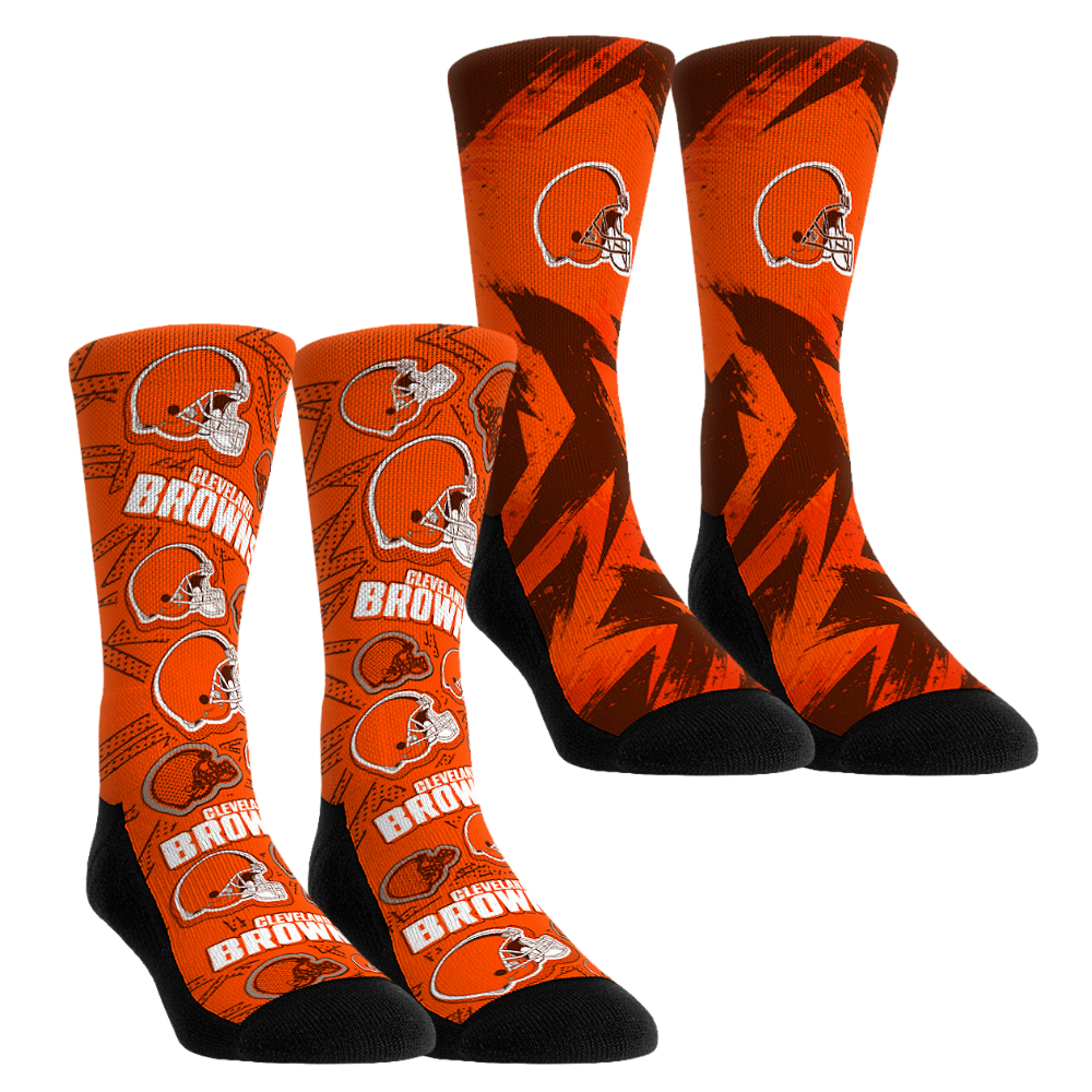 Cleveland Browns - Game Day 2-Pack | Rock 'Em Socks