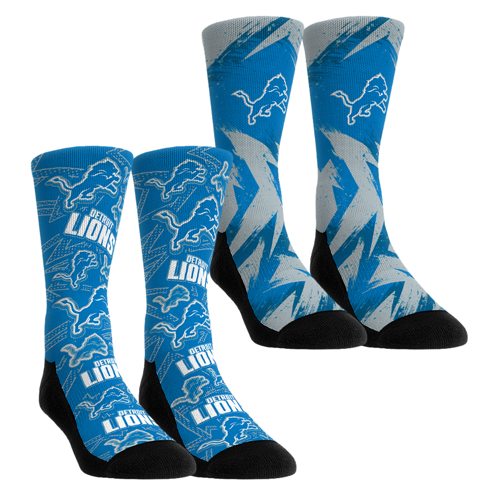 Detroit Lions - Game Day 2-Pack | Rock 'Em Socks 1