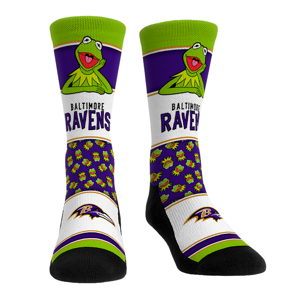 Baltimore Ravens - The Muppets - Kermit Showcase | Rock 'Em Socks