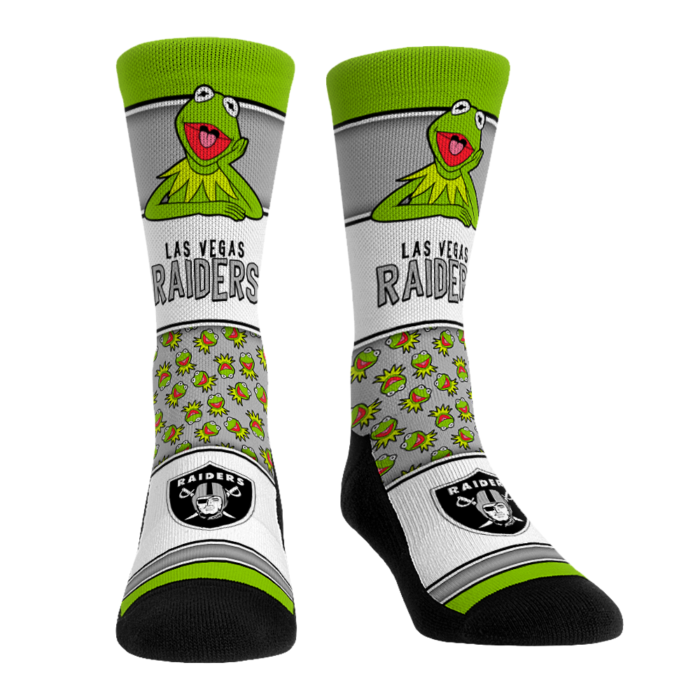 Las Vegas Raiders - The Muppets - Kermit Showcase | Rock 'Em Socks 1