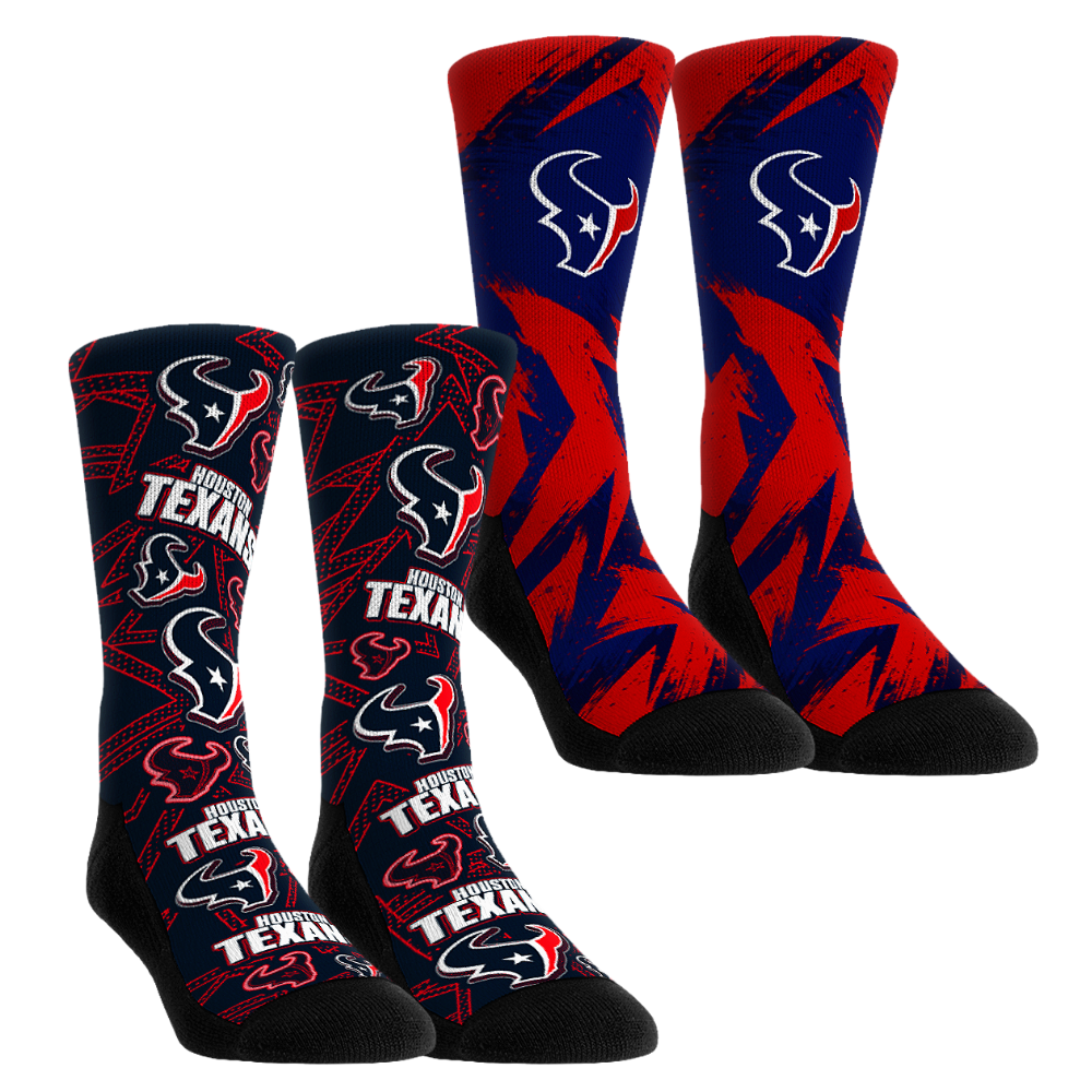 Houston Texans - Game Day 2-Pack | Rock 'Em Socks 1