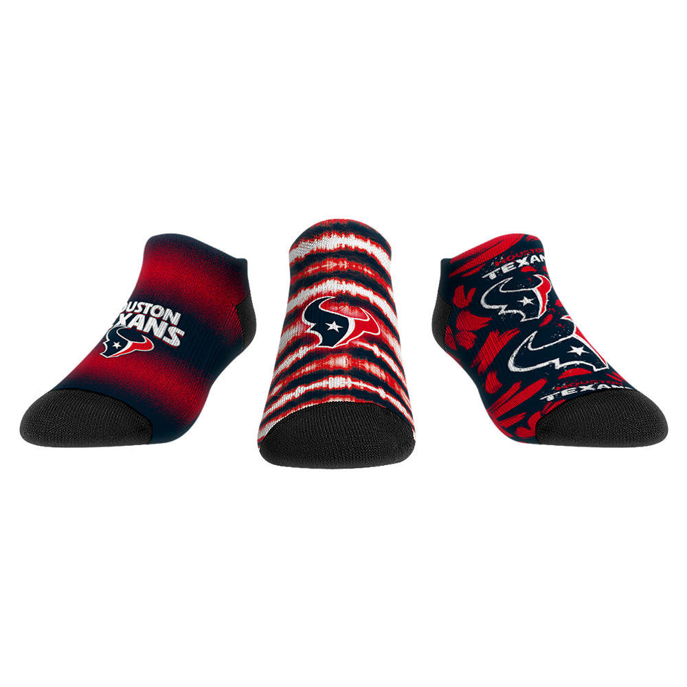 Houston Texans - Low Cut - Make Some Noise (3-Pack) | Rock 'Em Socks