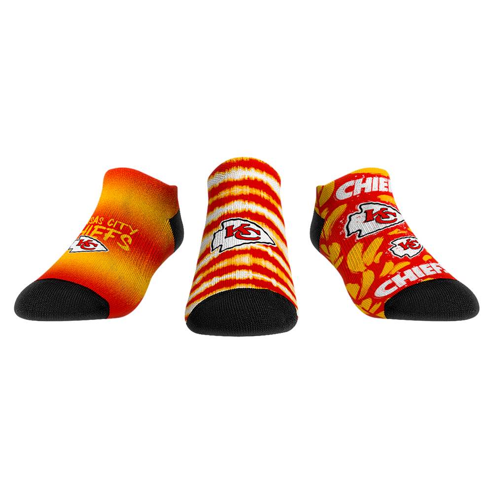 Kansas City Chiefs - Low Cut - Make Some Noise (3-Pack) | Rock 'Em Socks
