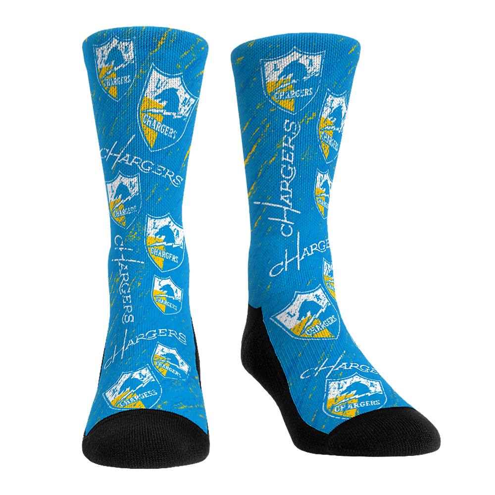 Los Angeles Chargers - Throwback All-Over | Rock 'Em Socks 1