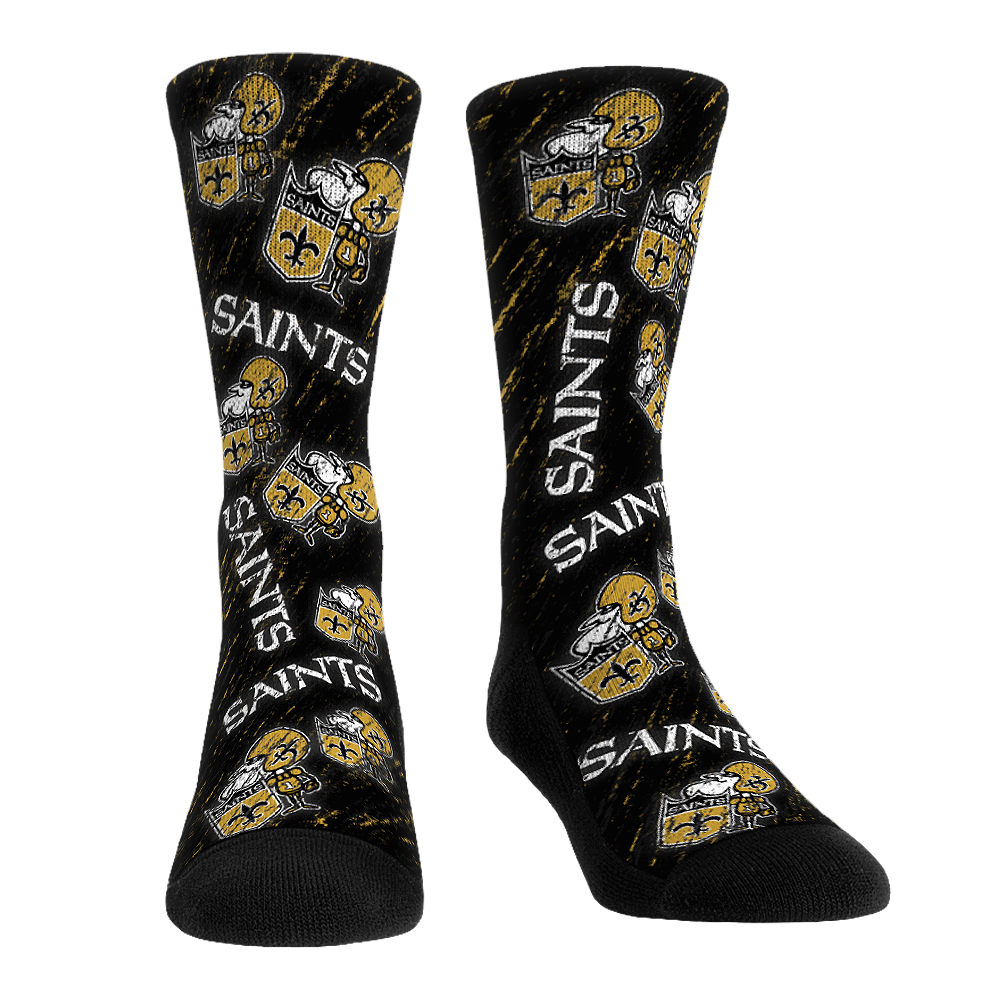 New Orleans Saints - Throwback All-Over | Rock 'Em Socks 1