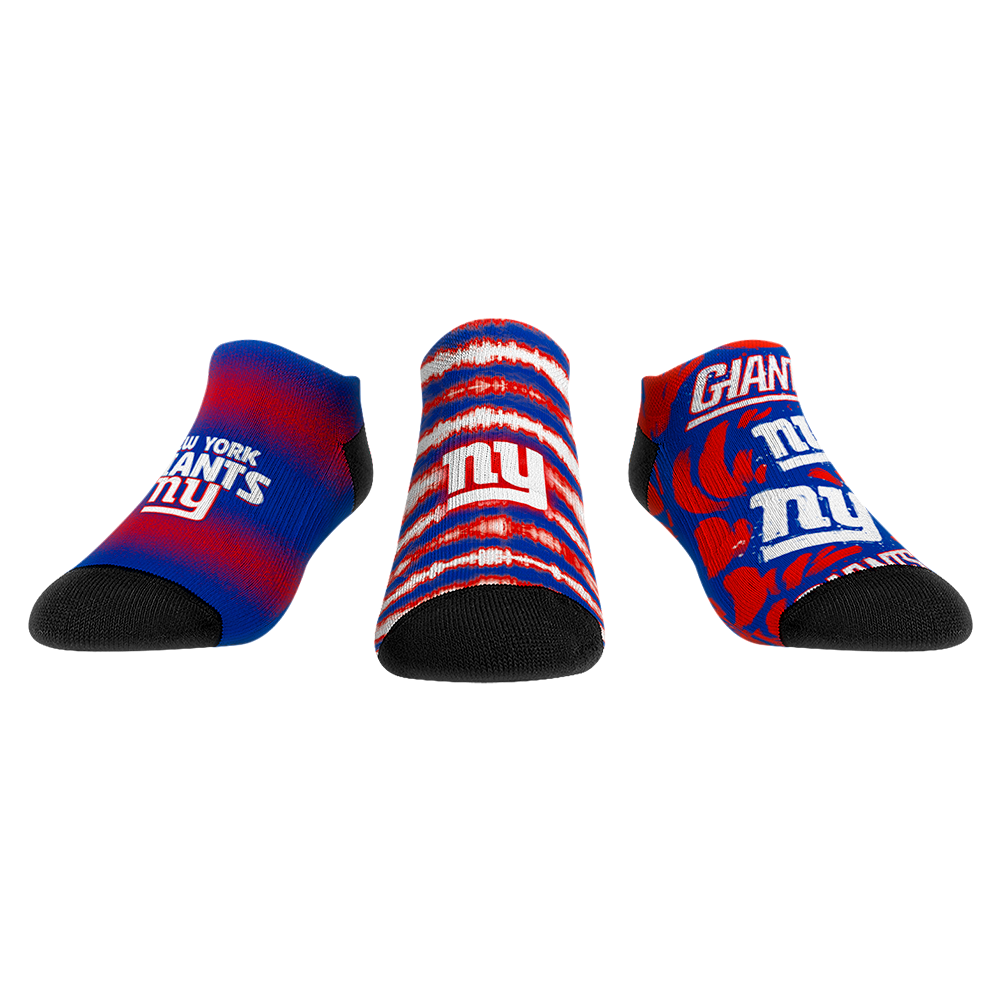 New York Giants - Low Cut - Make Some Noise (3-Pack) | Rock 'Em Socks 1