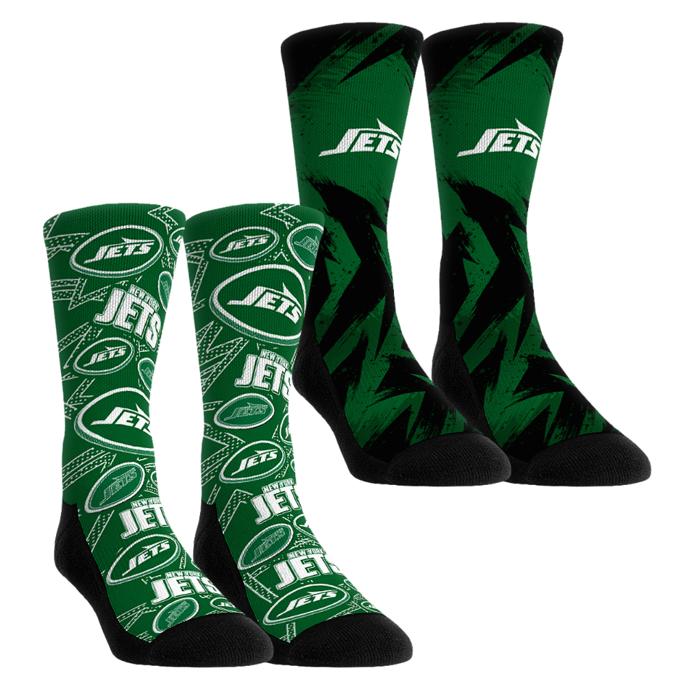 New York Jets - Game Day 2-Pack | Rock 'Em Socks 1