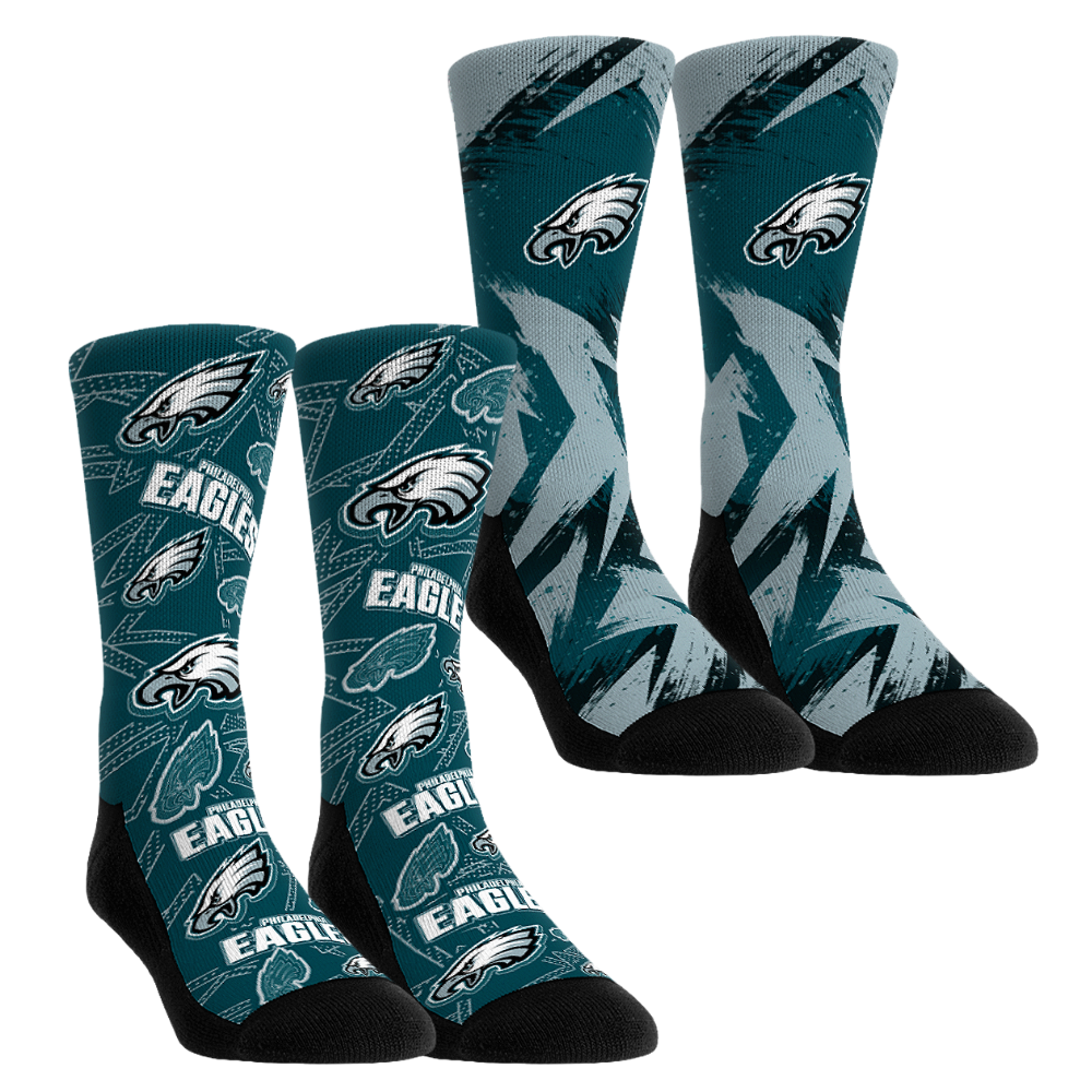 Philadelphia Eagles - Game Day 2-Pack | Rock 'Em Socks 1