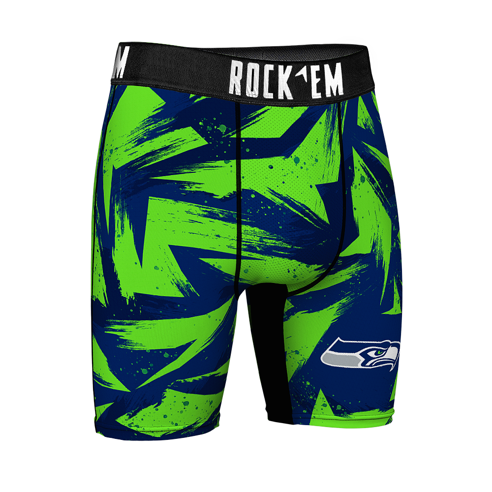 Boxer Briefs - Seattle Seahawks - Game Paint | Rock 'Em Socks 2