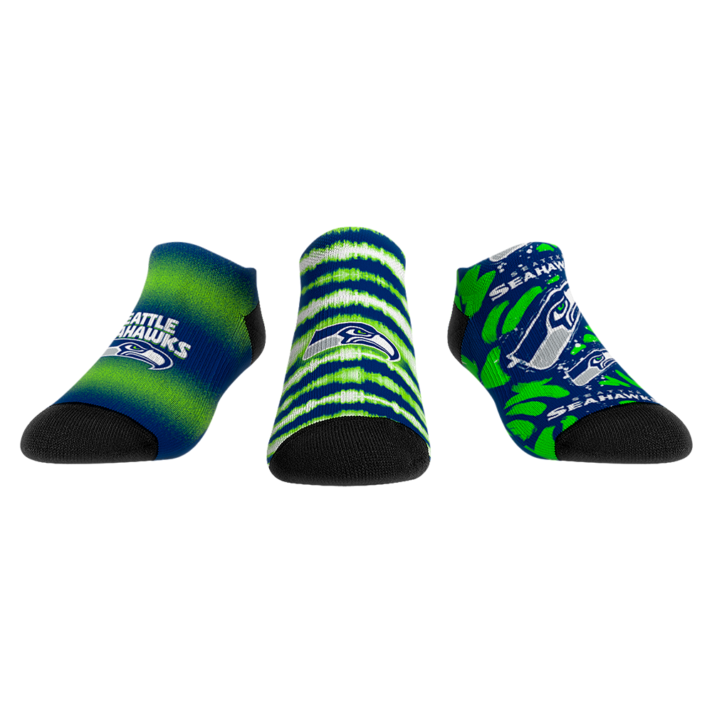 Seattle Seahawks - Low Cut - Make Some Noise (3-Pack) | Rock 'Em Socks