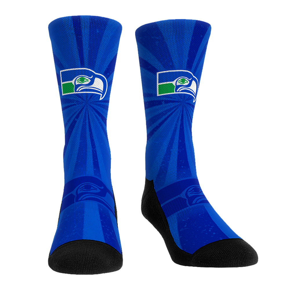 Seattle Seahawks - Throwback Swirl | Rock 'Em Socks 1
