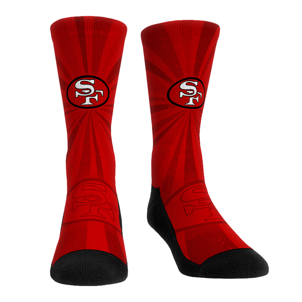 San Francisco 49ers - Throwback Swirl | Rock 'Em Socks 1