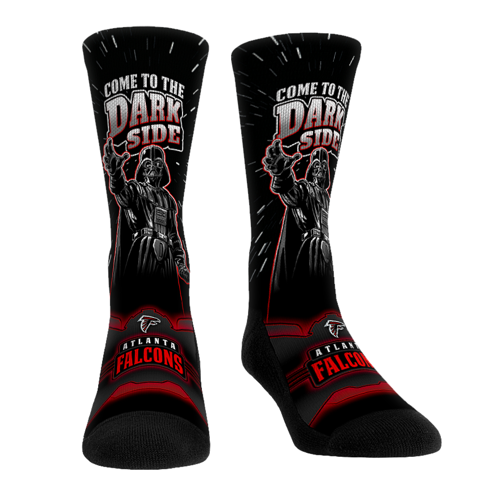 Atlanta Falcons - Star Wars  - Dark Side | Rock 'Em Socks