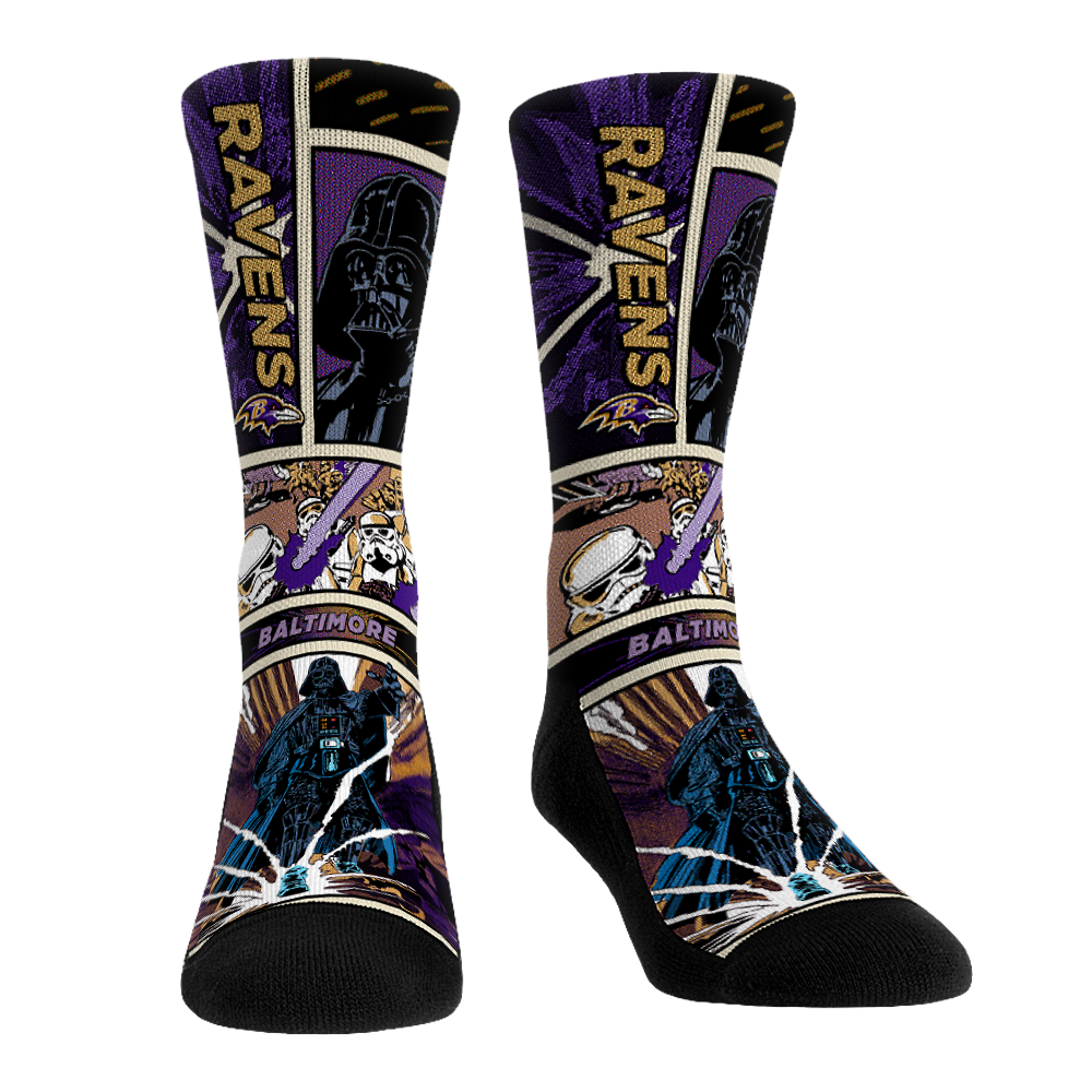 Baltimore Ravens - Star Wars  - Empire Comic Strip | Rock 'Em Socks