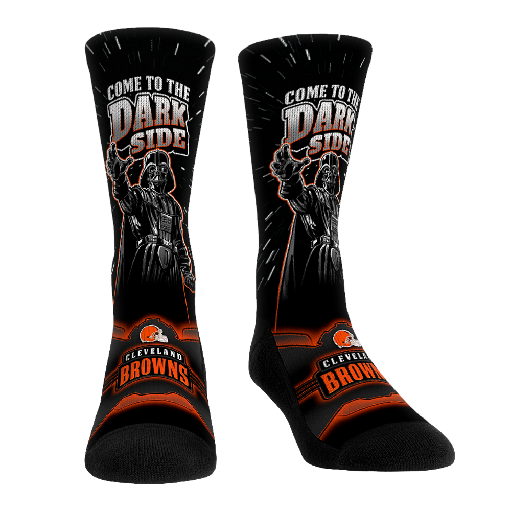 Cleveland Browns - Star Wars  - Dark Side | Rock 'Em Socks