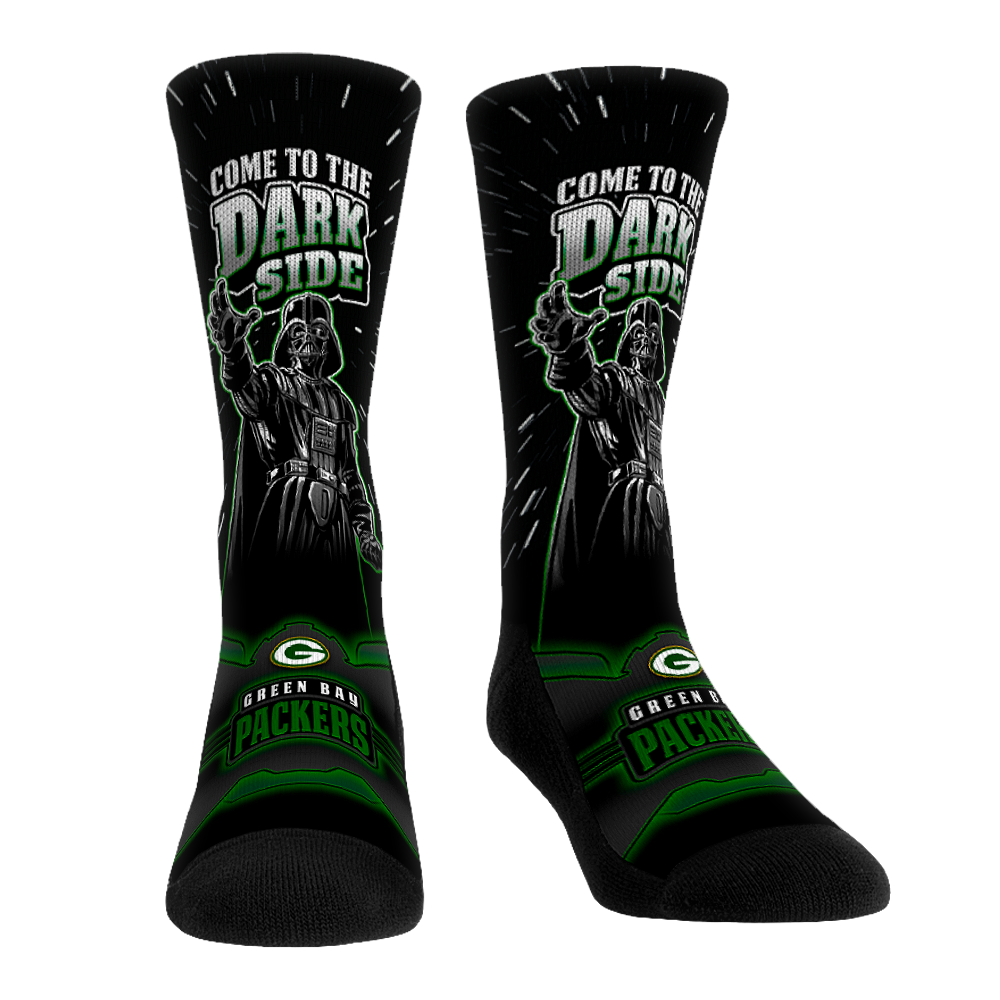 Green Bay Packers - Star Wars  - Dark Side | Rock 'Em Socks 1