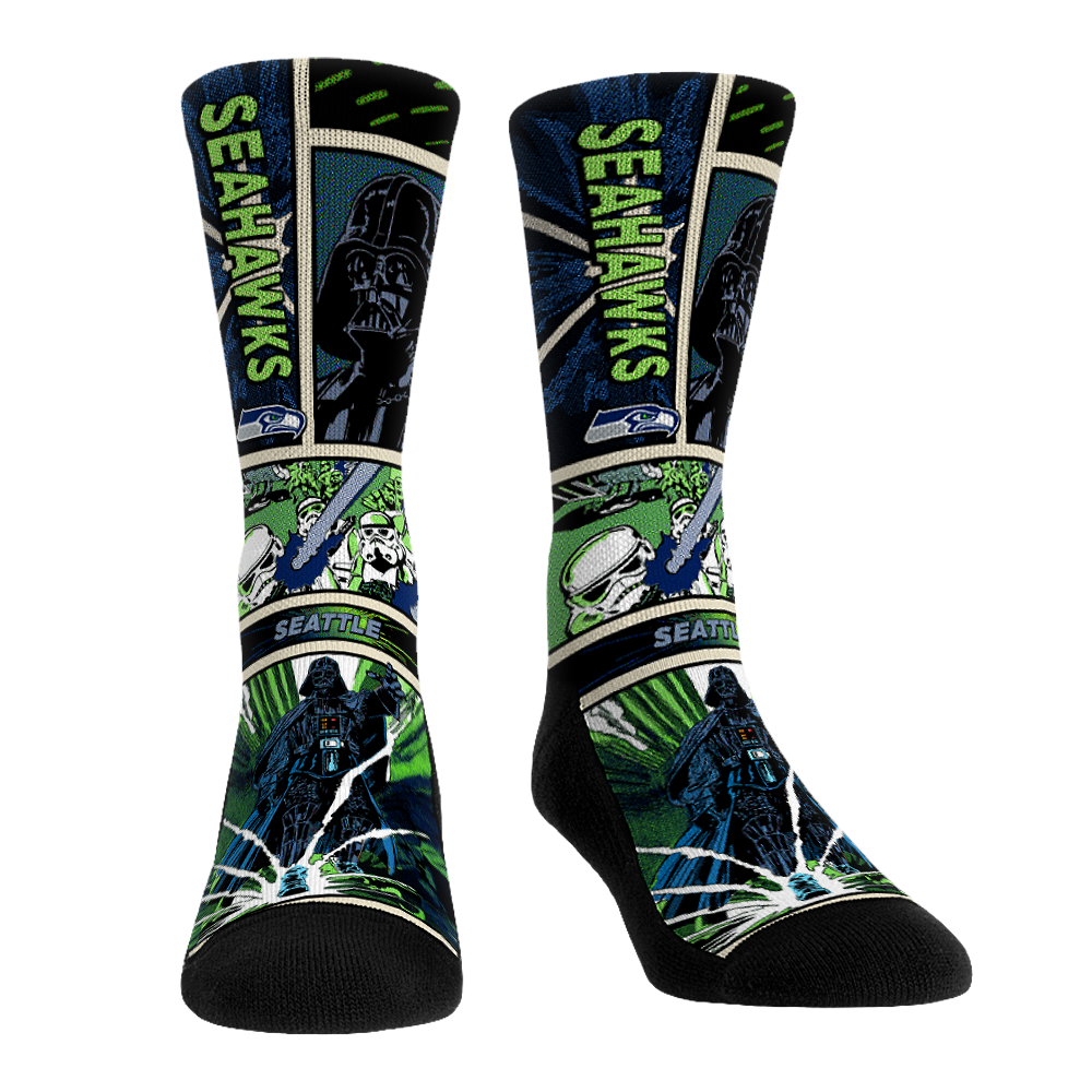 Seattle Seahawks - Star Wars  - Empire Comic Strip | Rock 'Em Socks 1