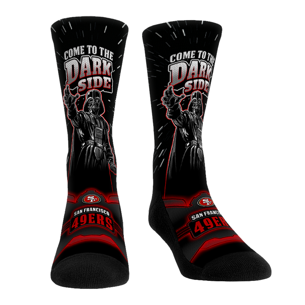 San Francisco 49ers - Star Wars  - Dark Side | Rock 'Em Socks