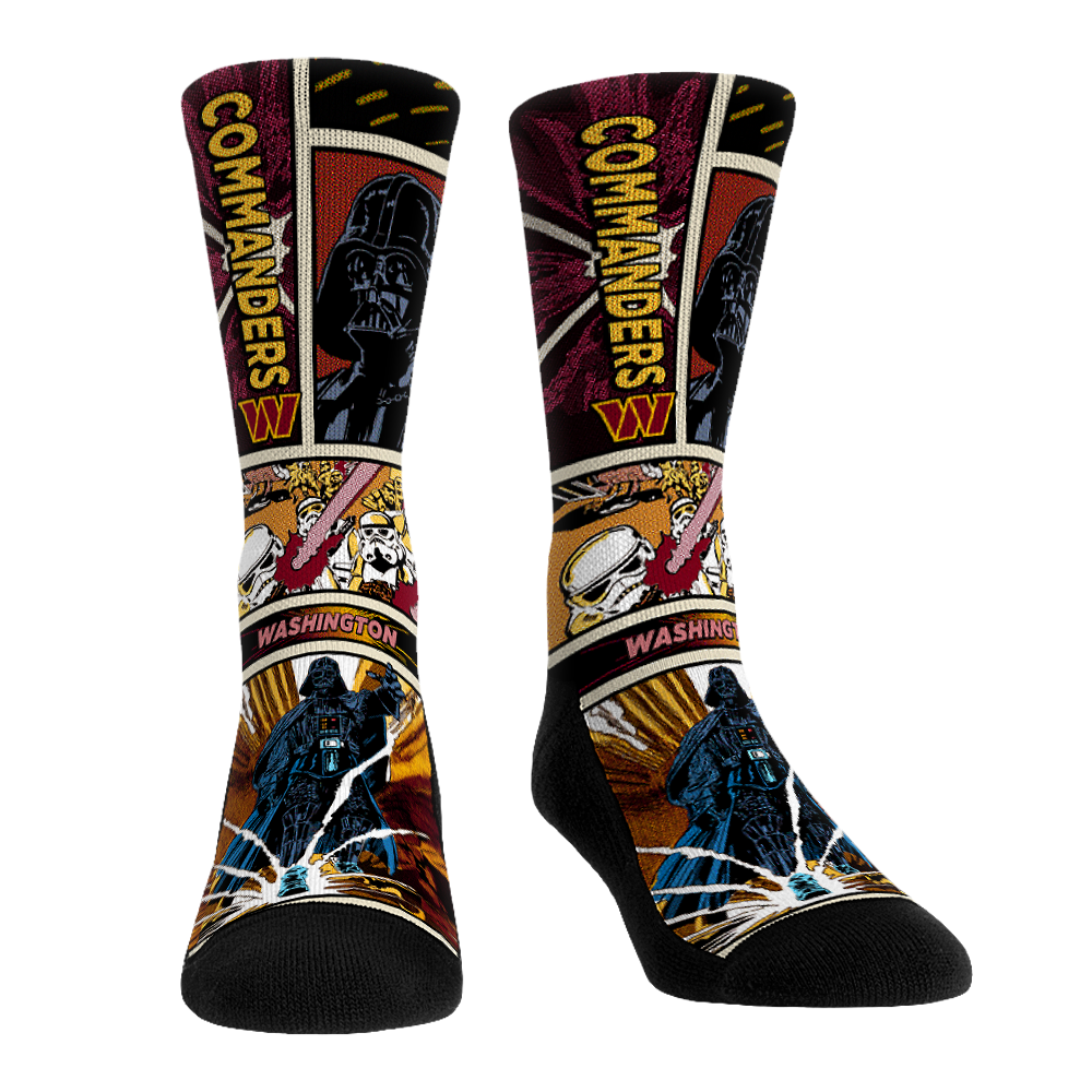 Washington Commanders - Star Wars  - Empire Comic Strip | Rock 'Em Socks