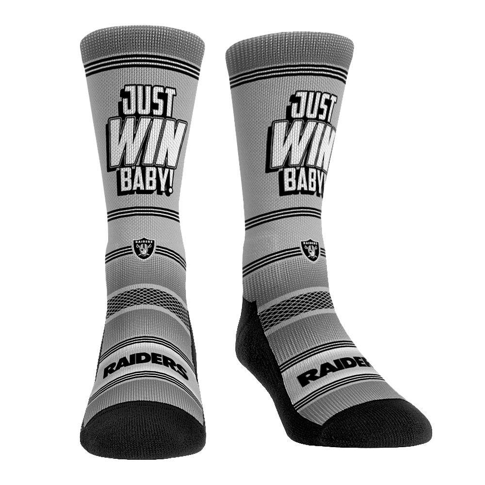 Las Vegas Raiders - Just Win Baby! | Rock 'Em Socks 1