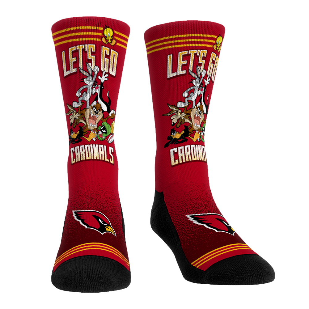 Arizona Cardinals - Looney Tunes - Team Pile Up | Rock 'Em Socks