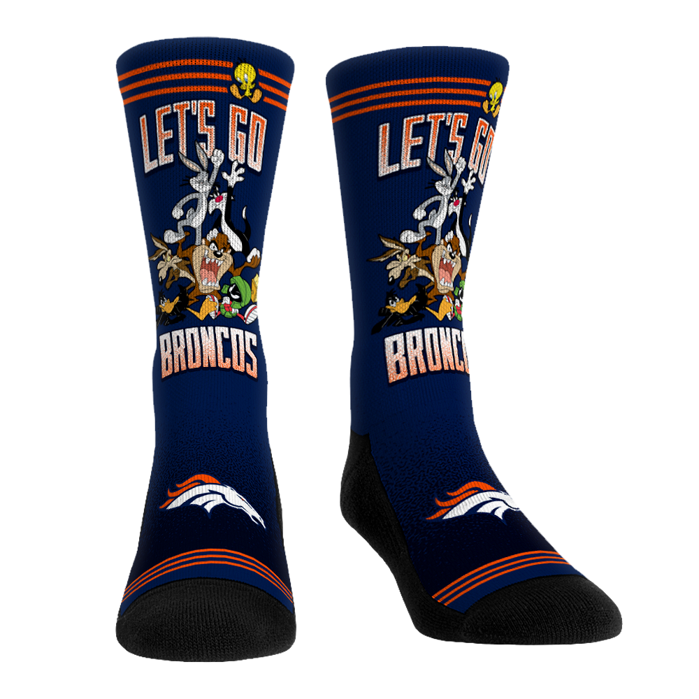 Denver Broncos - Looney Tunes - Team Pile Up | Rock 'Em Socks 1