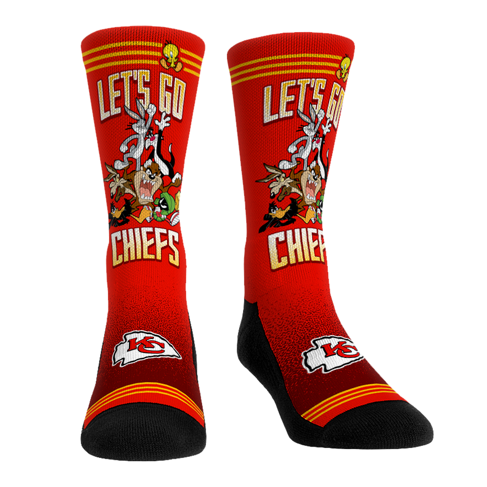 Kansas City Chiefs - Looney Tunes - Team Pile Up | Rock 'Em Socks