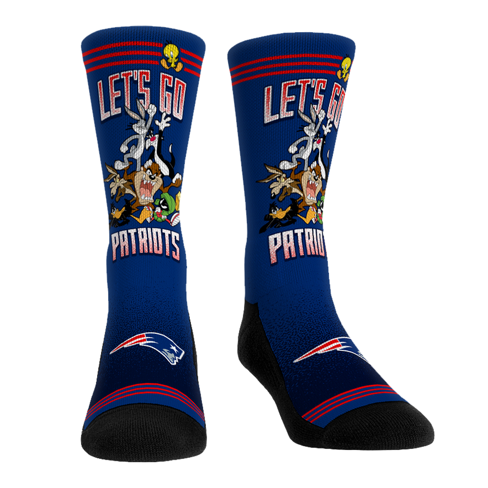 New England Patriots - Looney Tunes - Team Pile Up | Rock 'Em Socks 1