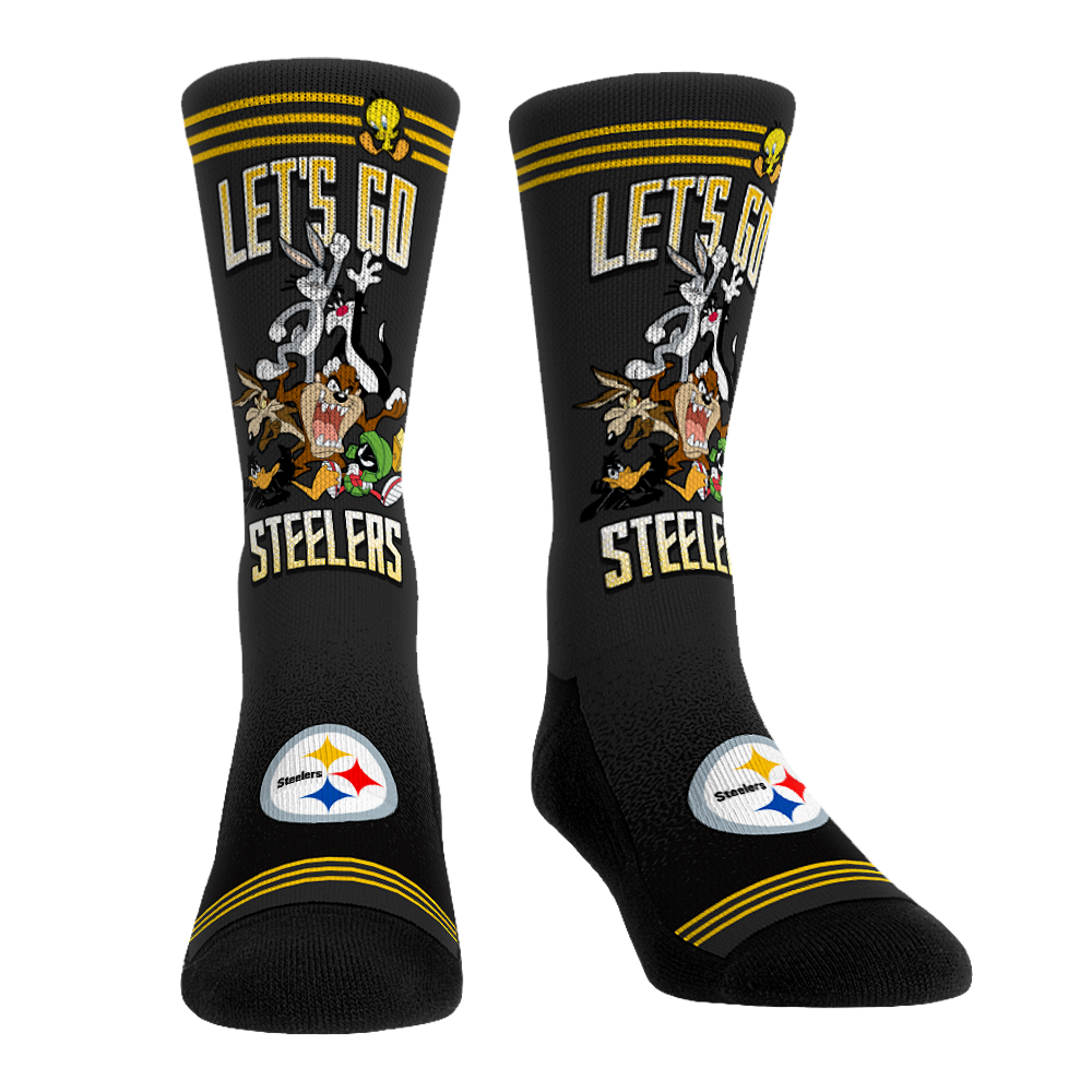Pittsburgh Steelers - Looney Tunes - Team Pile Up | Rock 'Em Socks 1