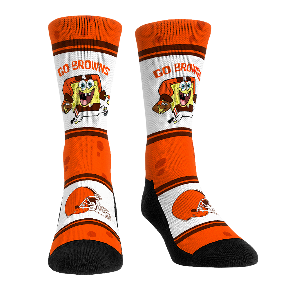Cleveland Browns - SpongeBob SquarePants  - Team Up | Rock 'Em Socks