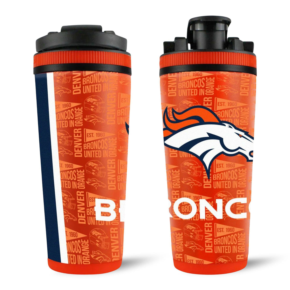 Officially Licensed Denver Broncos 4D Ice Shaker 1