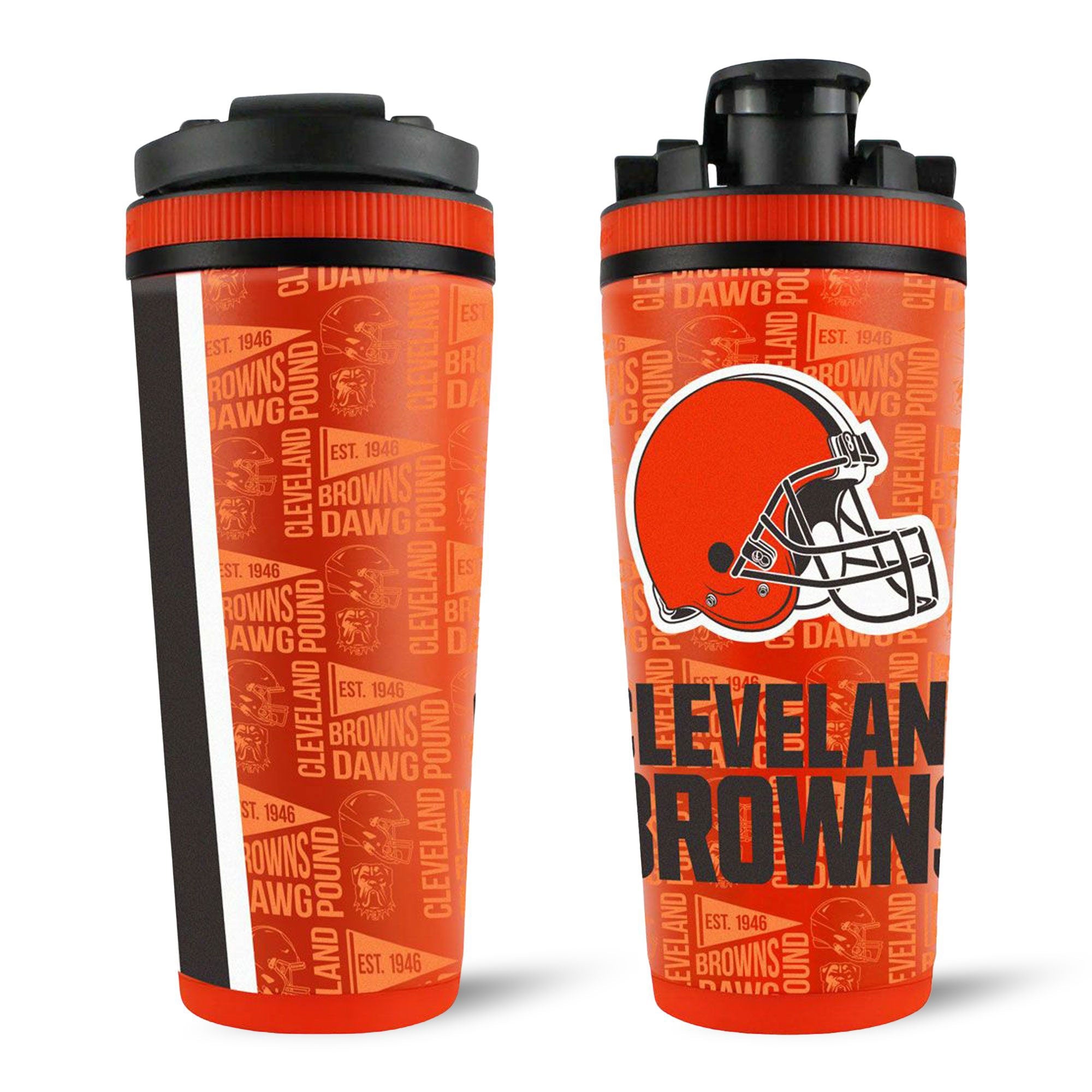 Officially Licensed Cleveland Browns 4D Ice Shaker 1