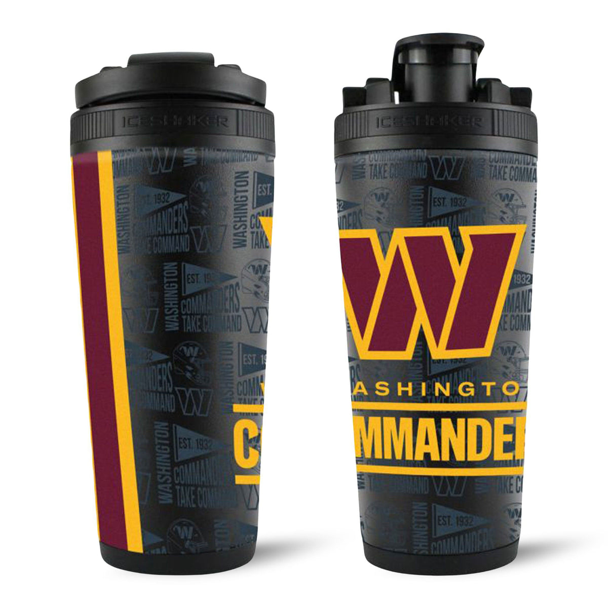 Officially Licensed Washington Commanders 4D Ice Shaker 1