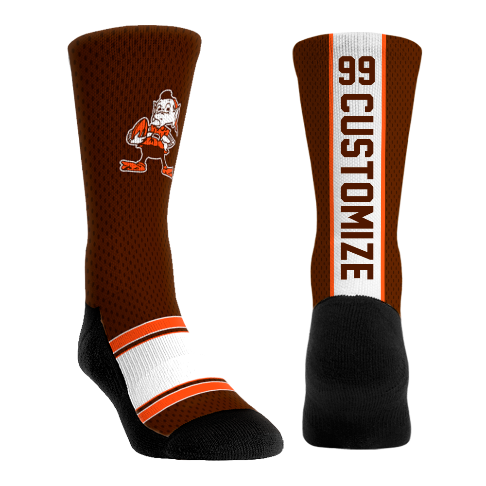 Cleveland Browns - Throwback Custom Jersey | Rock 'Em Socks 1