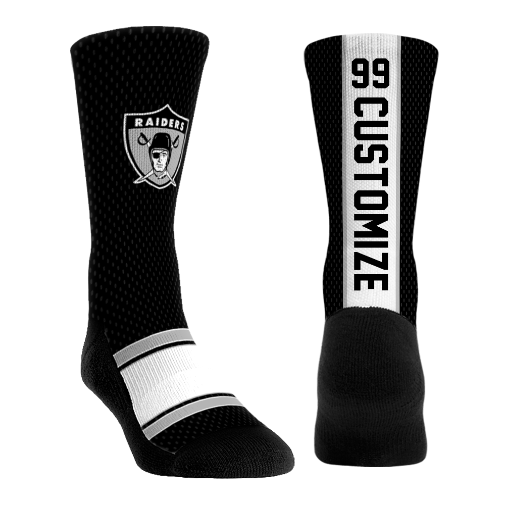 Las Vegas Raiders - Throwback Custom Jersey | Rock 'Em Socks 1