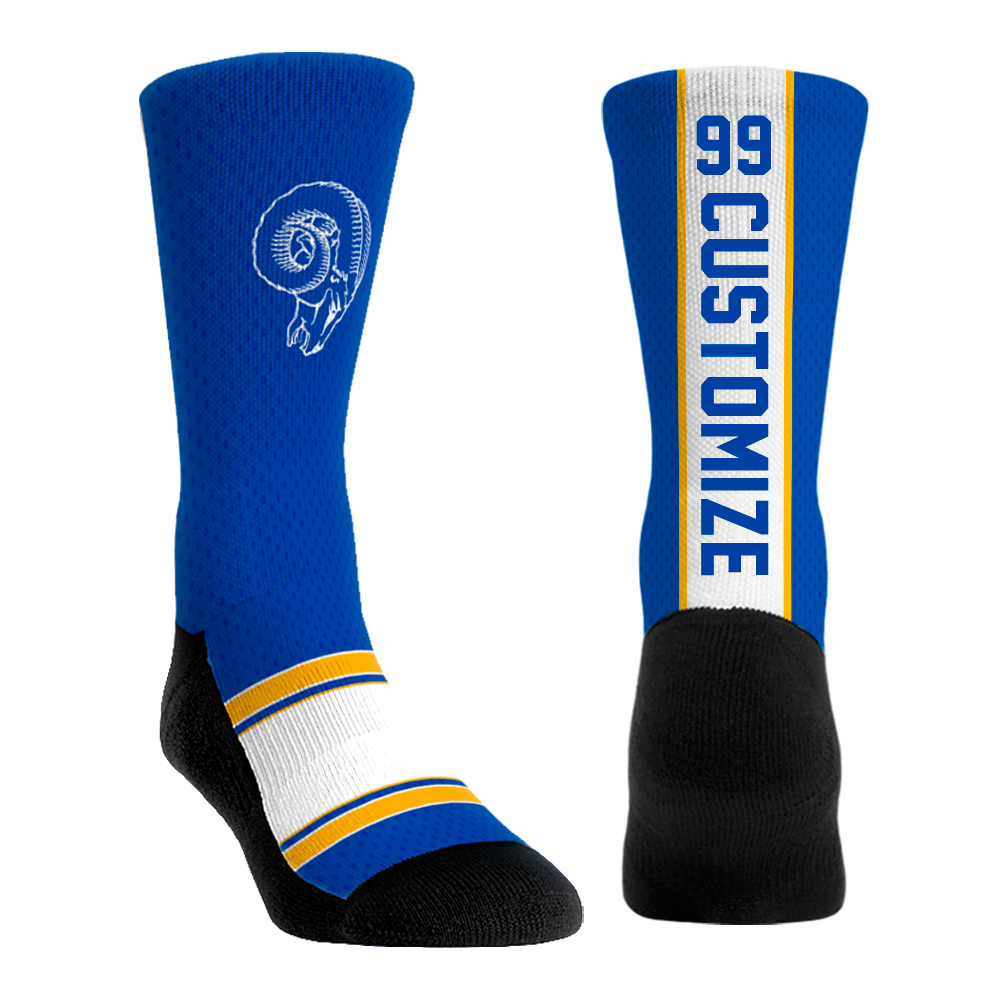 Los Angeles Rams - Throwback Custom Jersey | Rock 'Em Socks 1