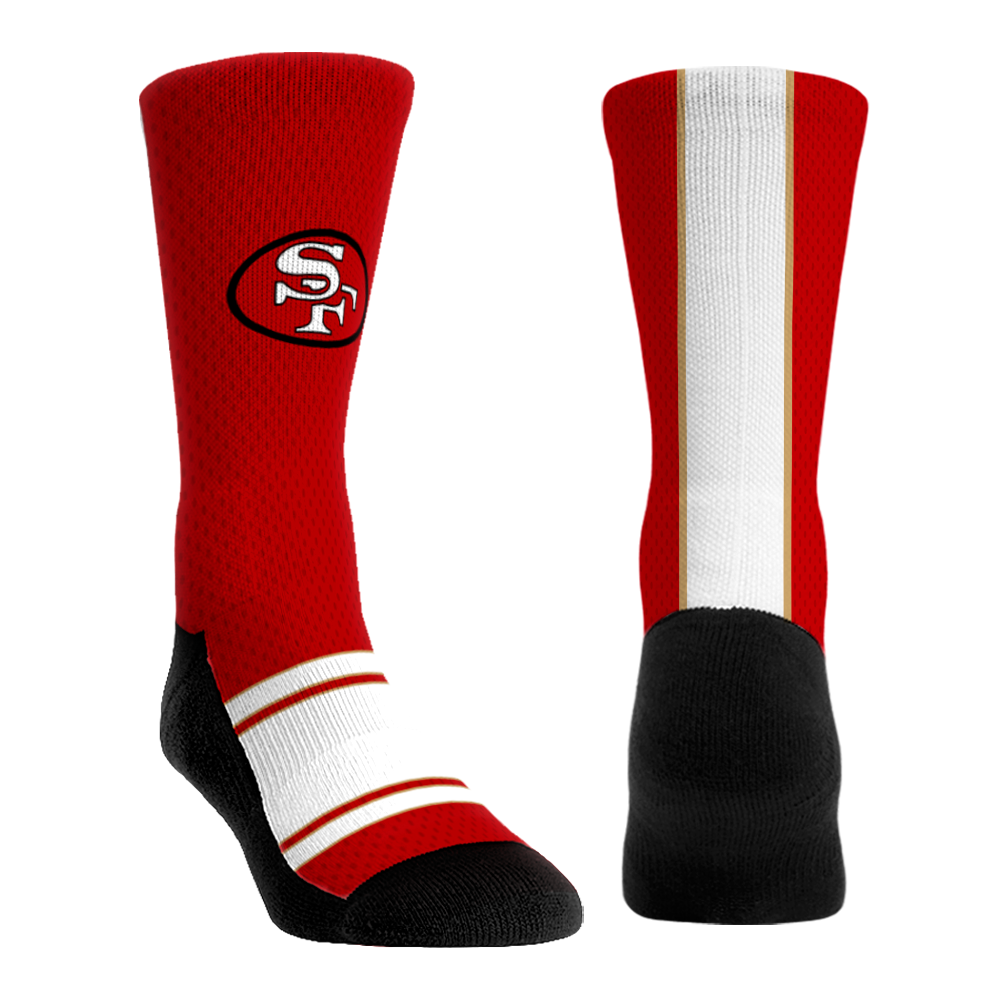 San Francisco 49ers - Throwback Custom Jersey | Rock 'Em Socks